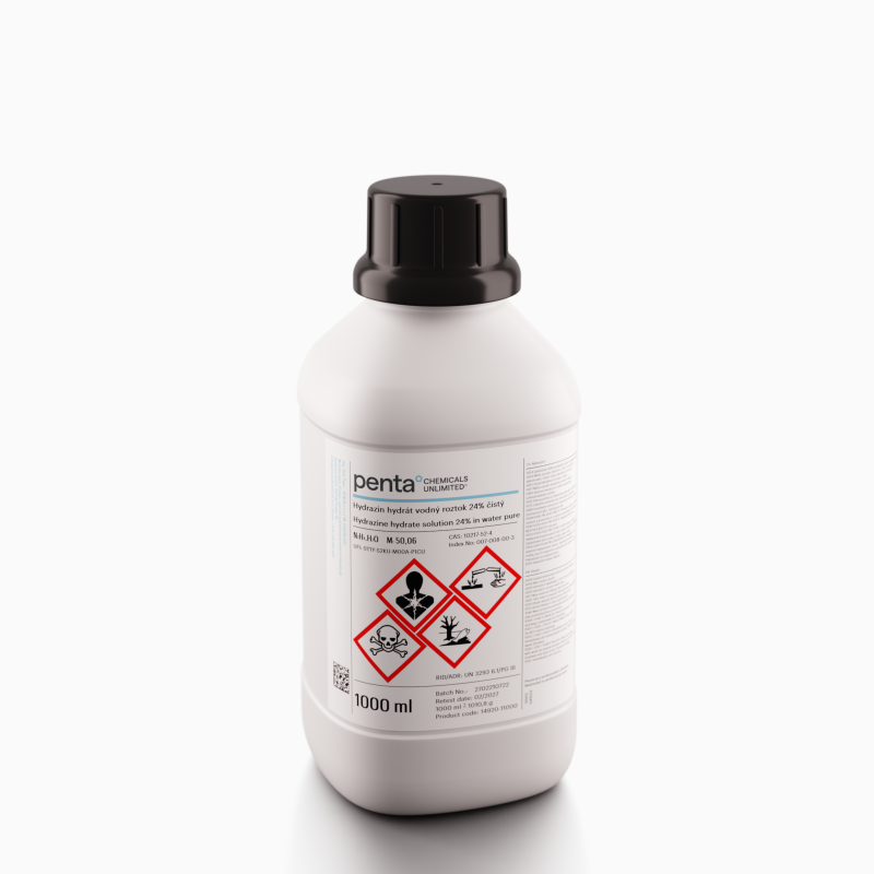 Hydrazine hydrate solution 24% in water pure 1000 ml (14920-11000)