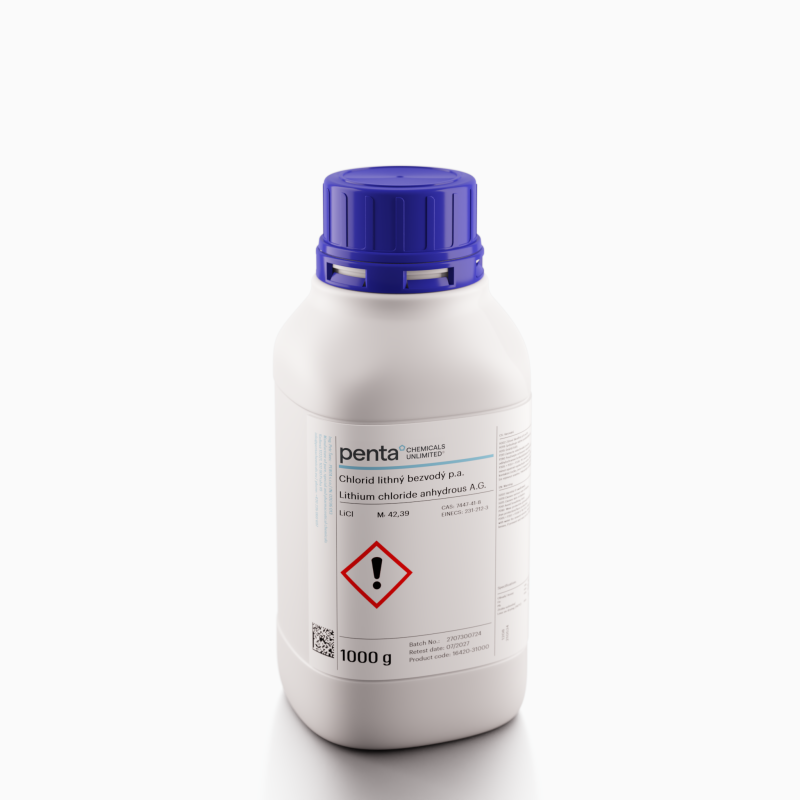 Lithium chloride anhydrous A.G. 1000 g (16420-31000)