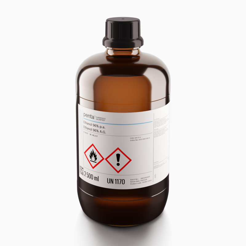 Ethanol 96% A.G. 2500 ml (70390-12504)